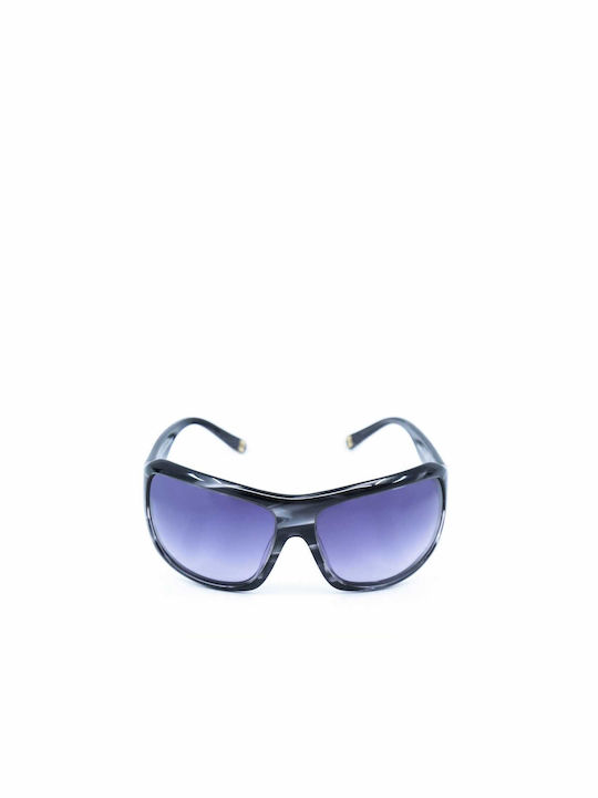 Caramelo Women's Sunglasses with Multicolour Plastic Frame and Blue Gradient Lens CR30521 20