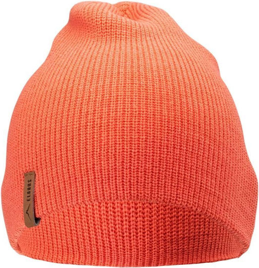 Beanie Unisex Beanie Gestrickt in Orange Farbe