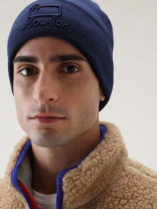 Beanie Unisex Σκούφος Πλεκτός σε Navy Μπλε χρώμα