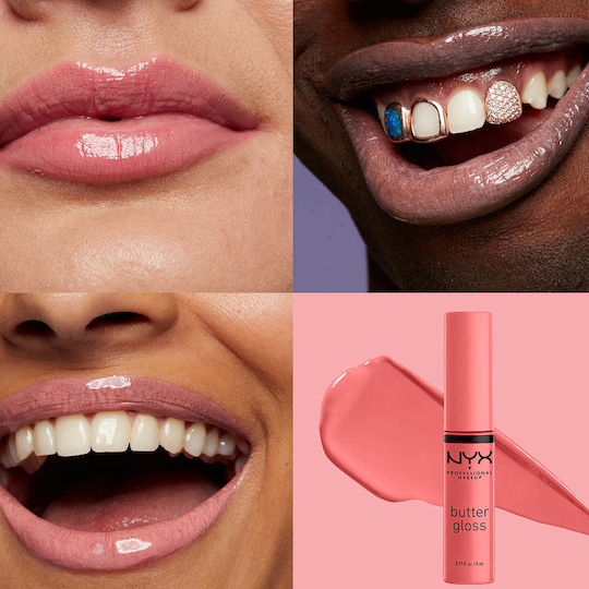 NYX Professional Makeup Butter Gloss Лип Глос Крем брюле 8мл
