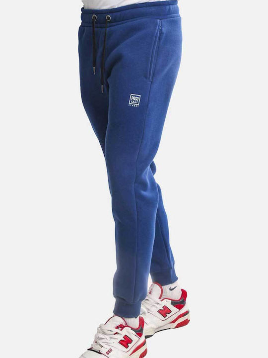 Sweatpants with Elastic Blue