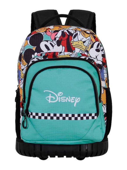 Karactermania Mickey Mouse Squares Bag Trolley Multicolour