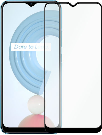 5D Full Face Tempered Glass Μαύρο (Realme C21Realme C21)