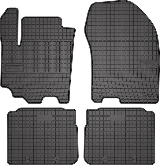 Frogum Σετ Μπροστινά και Πίσω Πατάκια 4τμχ για Suzuki SX4 2018 Μαύρα