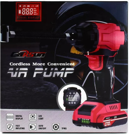 Carsun Car Tire Pump Rechargeable 12V