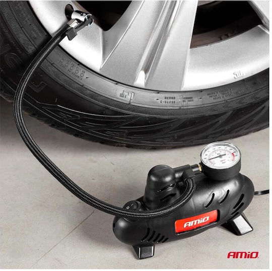 AMiO Car Tire Pump 250PSI with Cable 12V