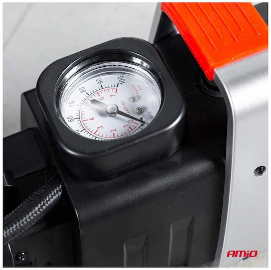 AMiO Τρόμπα Αυτοκινήτου 200PSI με Καλώδιο Αναπτήρα 12V