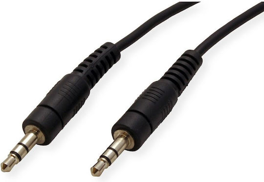 Roline 3,5mm Klinkenkabel 3,5mm Stecker - 3,5mm Stecker Schwarz 2m 11.09.4502