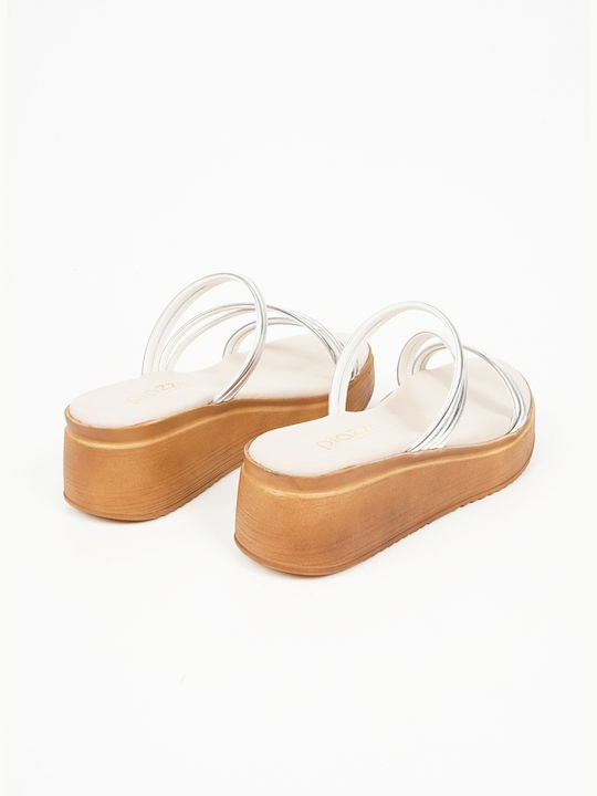 Piazza Shoes Platforme dama Argint