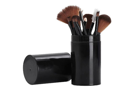 Professionell Set mit Make-up-Pinseln aus synthetischem Haar 12Stück