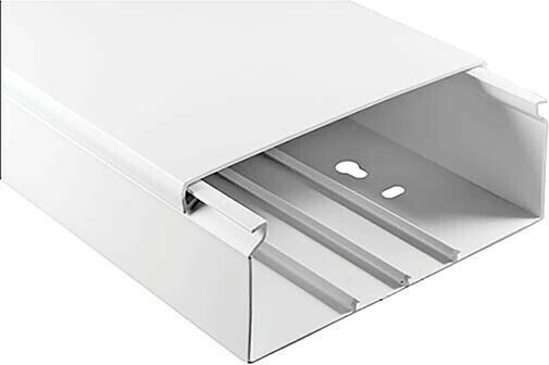 Vito Канал за Кабели от Пластмаса 100x40mm Бял 2м