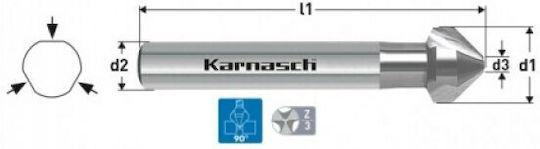 Karnasch Cutting Tool Cobalt for Metal 14mm