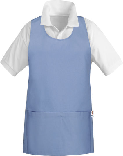 Egochef Șorț Chef Corp întreg Poncho Albastru