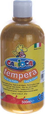 Carioca Tempera Tempera Colour Paint Bottle 500ml Gold