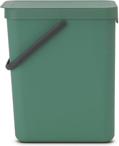 Brabantia Кошче Sort & Go за Боклук Пластмасово Зелено 25л