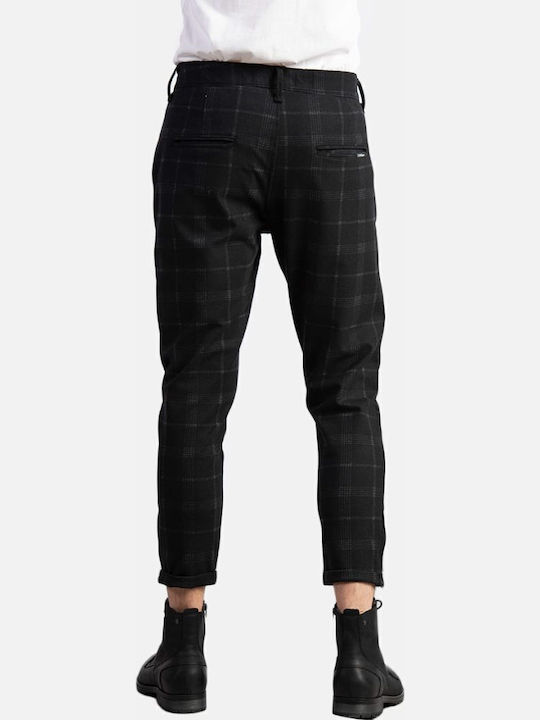 Hose Chino Elastisch Schwarz