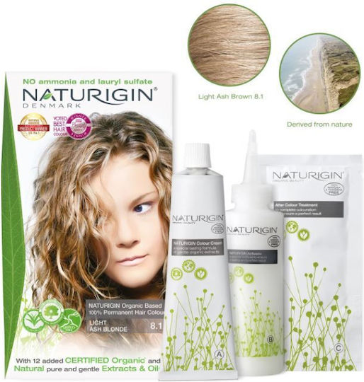 Naturigin Haarfärbemittel Light Ash Blonde 8.1