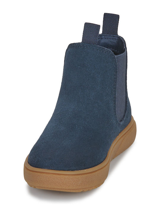 Theleven Suede Παιδικά Μποτάκια Μπλε