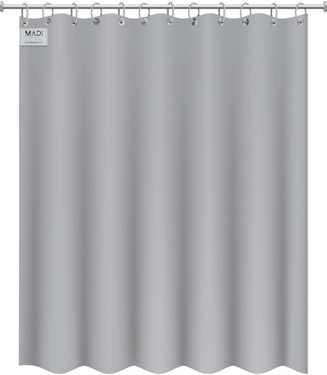 Madi Llano Duschvorhang Stoff 180x200cm Gray