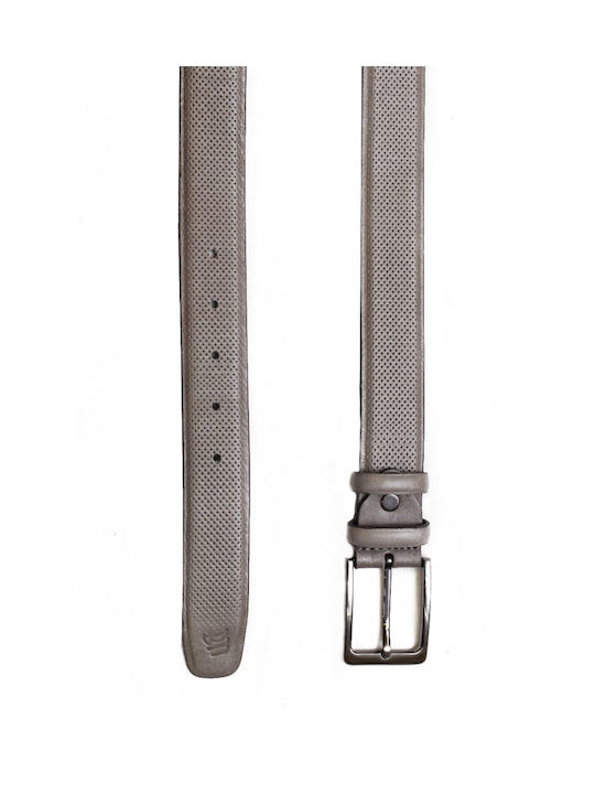 Robin Men's Leather Belt BM10 - Grey