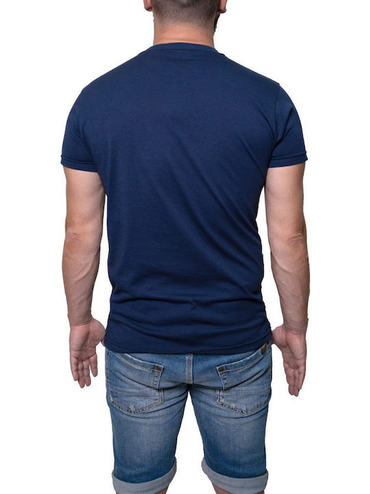 T-shirt Navy Μπλε