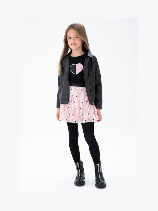 Kids' Pleated Skirt Pink