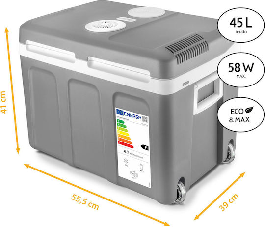 First Austria Φορητό Ψυγείο 40lt 12V / 220V Γκρι