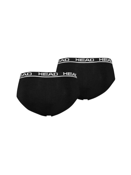 Head Herren Slips Schwarz 2Packung