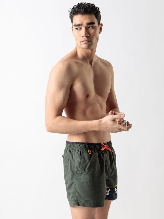 Costume de baie bărbați Pantaloni scurți Kaki