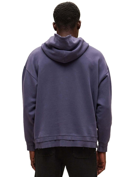 Dirty Laundry Men's Sweatshirt with Hood Purple