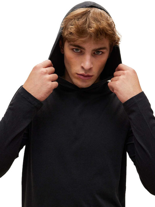 Dirty Laundry Herren Sweatshirt mit Kapuze Schwarz