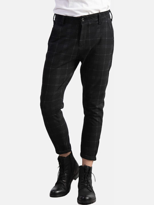Hose Chino Elastisch Schwarz