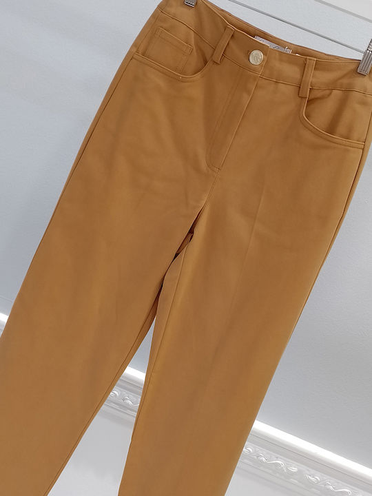 Pantaloni cu cinci buzunare R.R. ROB5411 Muștar