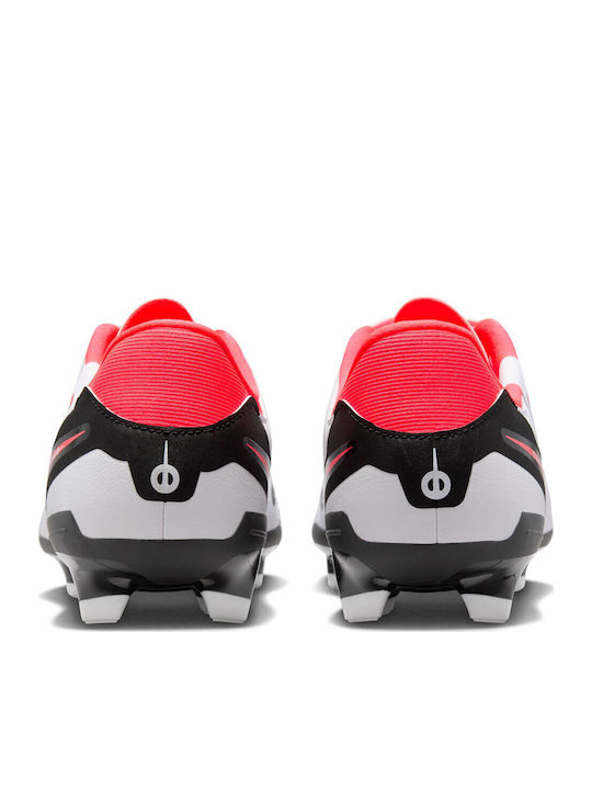 Nike Tiempo Legend 10 Academy Fußballschuhe mit Stollen White / Bright Crimson / Black