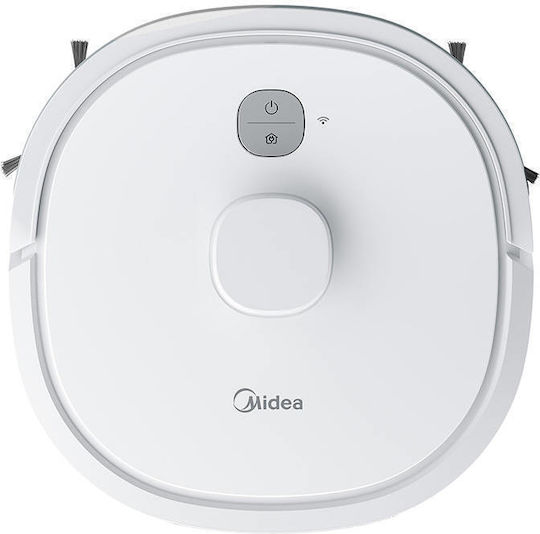 Midea M6 Robot Vacuum Cleaner with Laser Mapping and 2000Pa Suction Power White