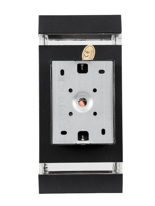 GloboStar Quatro Wall-Mounted Outdoor Light GU10 IP65 Double Beam
