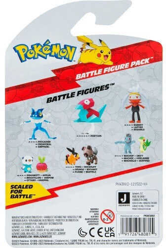 Jazwares Παιχνίδι Μινιατούρα Pokemon για 4+ Ετών 5εκ. (Διάφορα Σχέδια)
