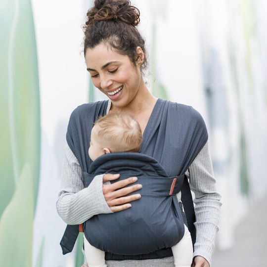 Infantino Wrap Carrier Hug & Cuddle Adjustable Hybrid Gray with Maximum Weight 12kg