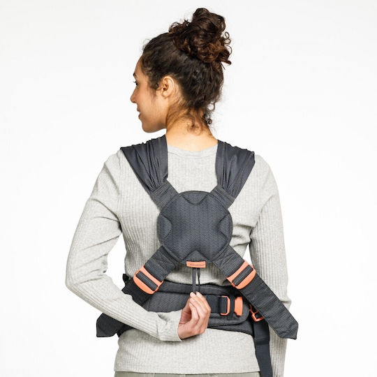 Infantino Wrap Carrier Hug & Cuddle Adjustable Hybrid Gray with Maximum Weight 12kg