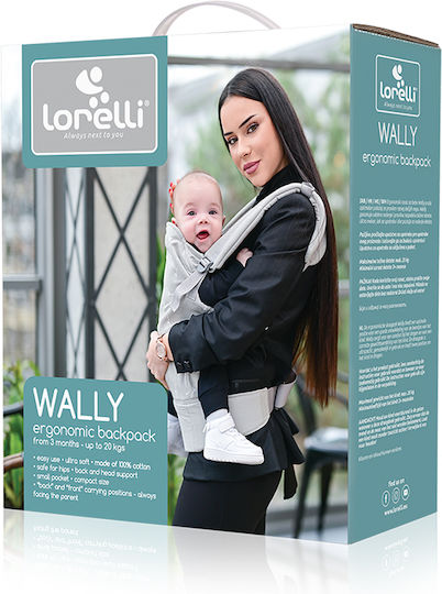 Lorelli Classic Carrier Wally Black Floral with Maximum Weight 20kg