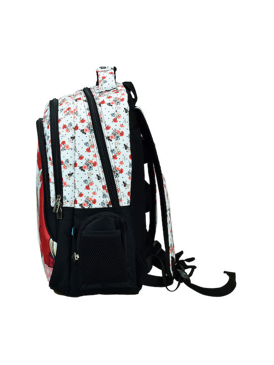 Back Me Up School Bag Backpack Elementary, Elementary Red with Water Bottle Holder 40Liters