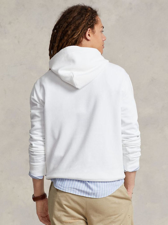 Ralph Lauren Men's Sweatshirt with Hood White