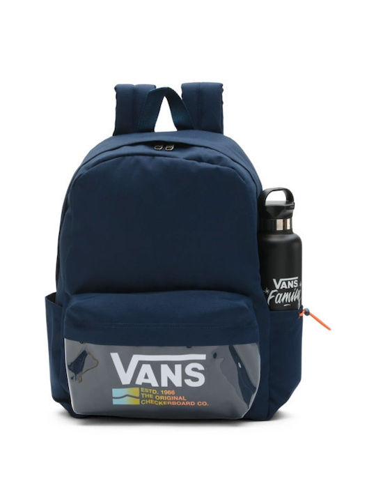 Vans Old Skool H20 Σχολική Τσάντα Πλάτης Γυμνασίου - Λυκείου Πολύχρωμη με Θήκη για Παγούρι 22lt