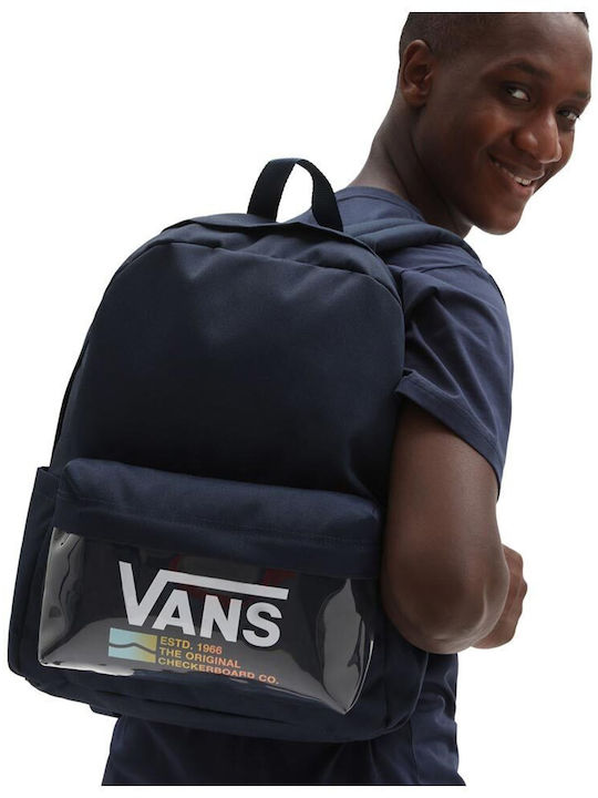 Vans Old Skool H20 Σχολική Τσάντα Πλάτης Γυμνασίου - Λυκείου Πολύχρωμη με Θήκη για Παγούρι 22lt