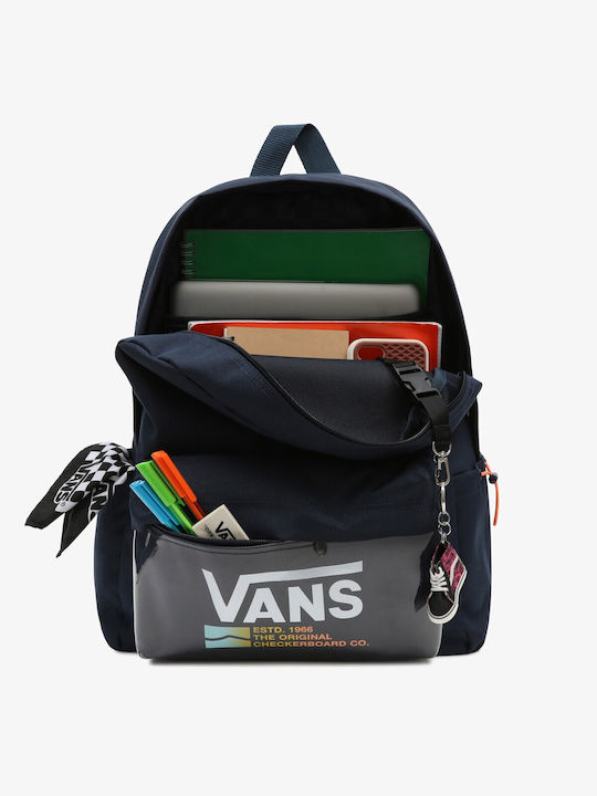 Vans Old Skool H20 Σχολική Τσάντα Πλάτης Γυμνασίου - Λυκείου Πολύχρωμη με Θήκη για Παγούρι 22lt