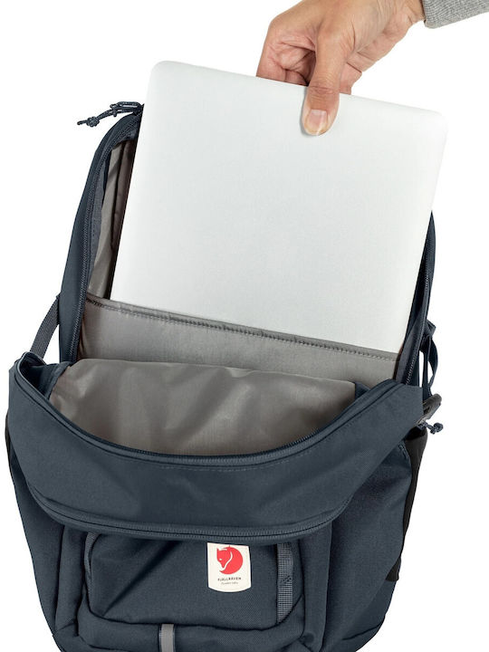 Fjallraven Skule 20 School Bag Backpack Junior High-High School Blue with Water Bottle Holder 20Liters