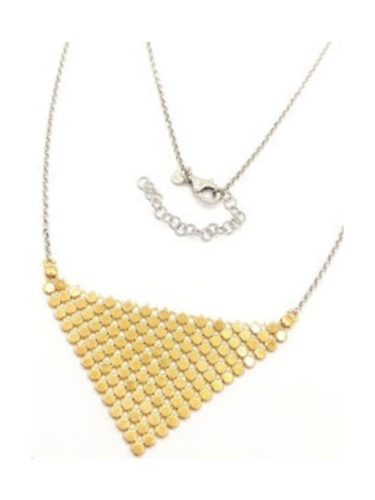 PS Silver Necklace from Gold Plated Silver