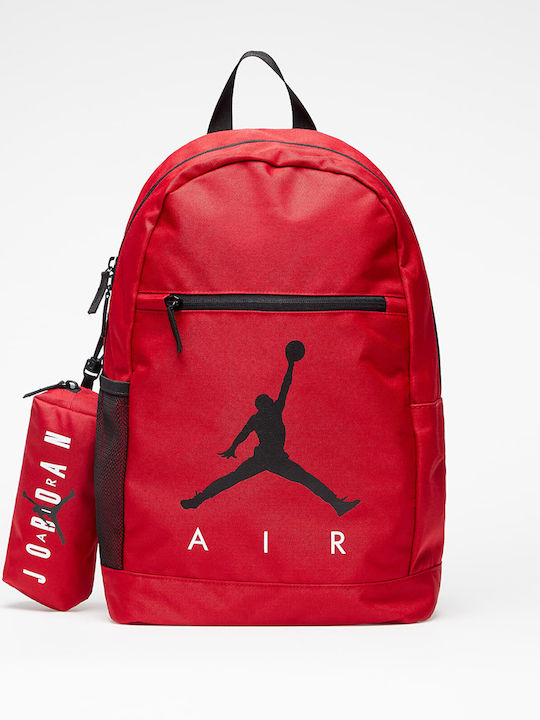 Jordan School Bag Backpack Junior High-High School Red