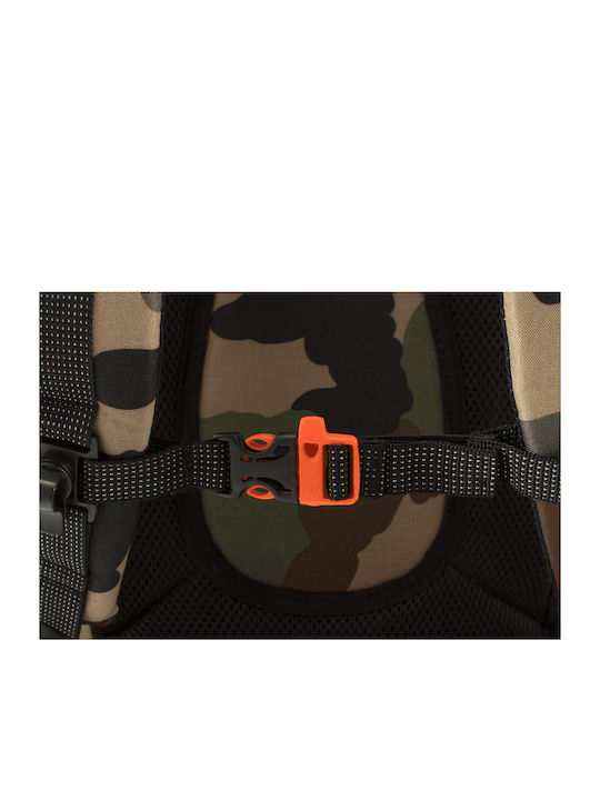 Polo Offpist School Bag Backpack Junior High-High School Camo with Water Bottle Holder 28Liters 2023