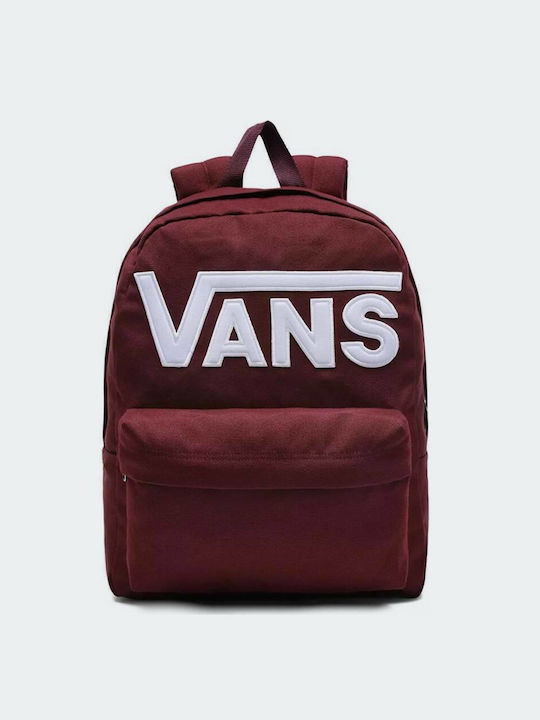 Vans Old Skool III School Bag Backpack Junior High-High School Burgundy 22Liters